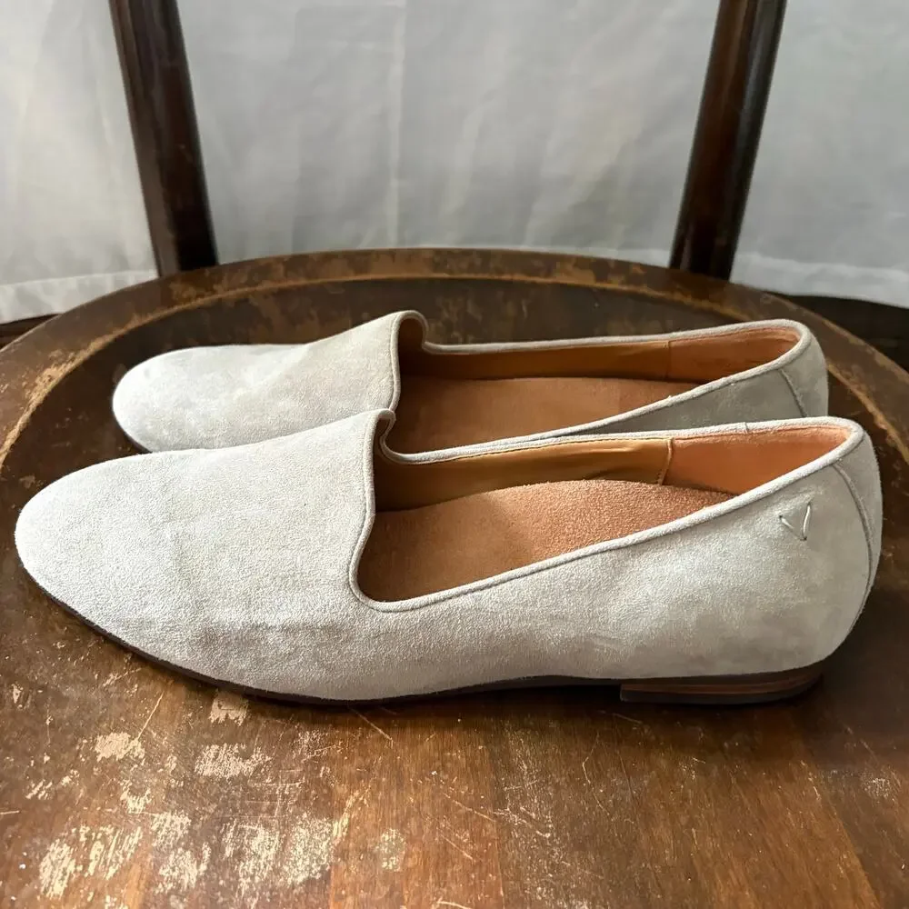 Vionic Will Gray Nubuck Slip On Flats Loafers Size 11 New - Picture 5 of 6
